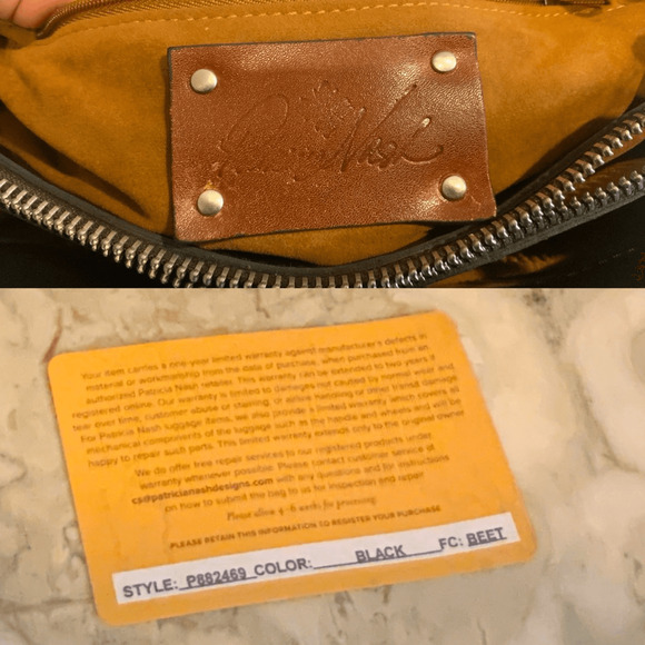 Patricia Nash Floral Satchel - Picture 8 of 12